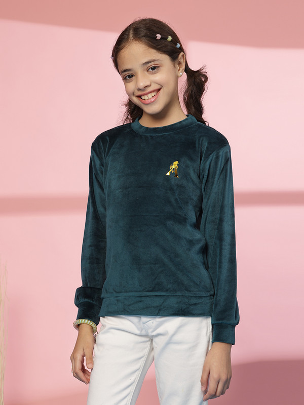 Albion By CnM GIRLS KIDS TEAL PULLOVER
