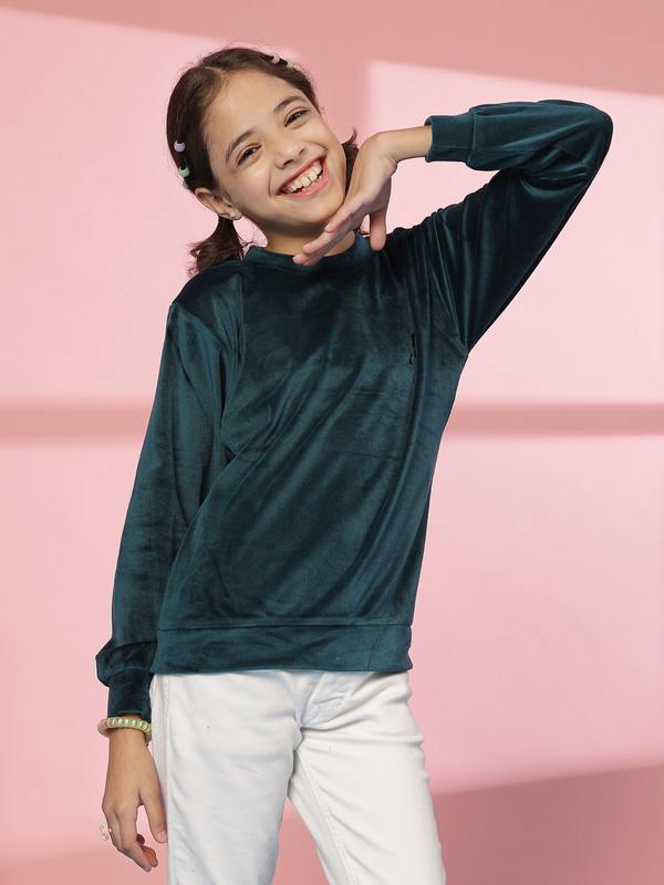 Albion By CnM GIRLS KIDS TEAL PULLOVER