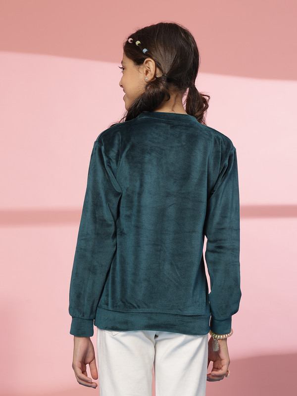 Albion By CnM GIRLS KIDS TEAL PULLOVER