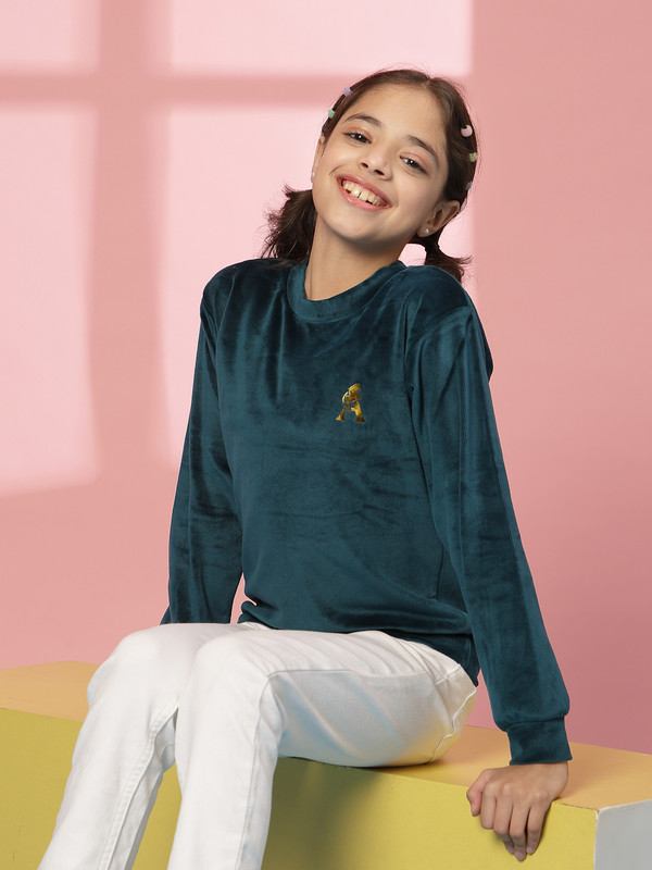 Albion By CnM GIRLS KIDS TEAL PULLOVER