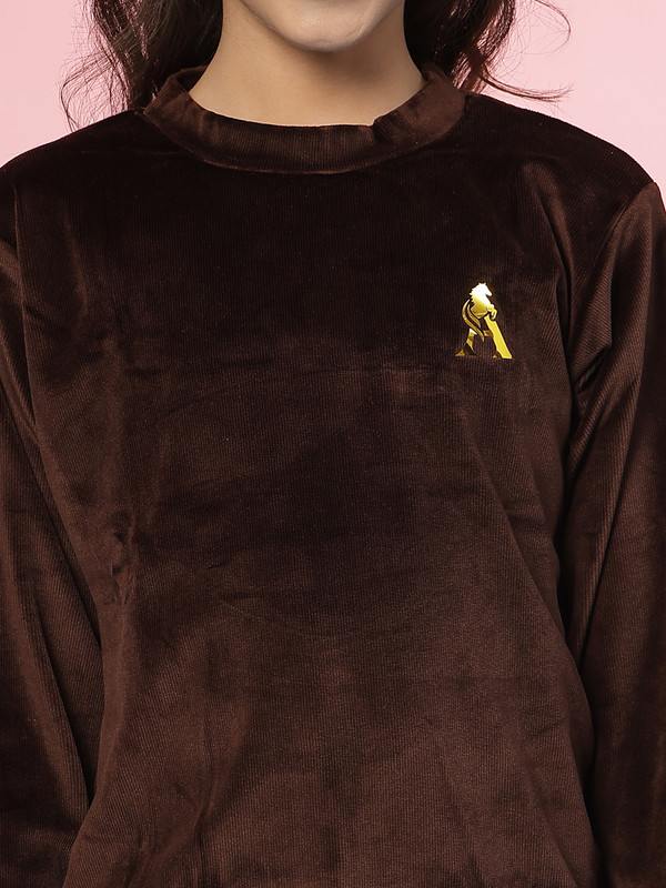 Albion By CnM GIRLS KIDS COFFEE PULLOVER