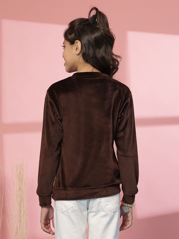 Albion By CnM GIRLS KIDS COFFEE PULLOVER