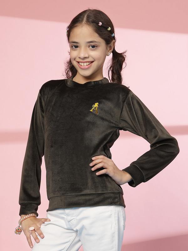 Albion By CnM GIRLS KIDS OLIVE PULLOVER