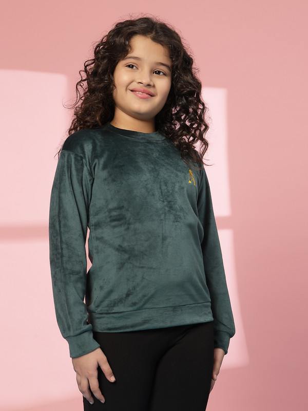 Albion By CnM GIRLS KIDS B.GREEN PULLOVER
