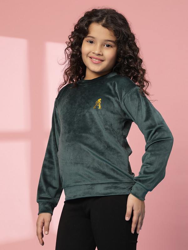 Albion By CnM GIRLS KIDS B.GREEN PULLOVER