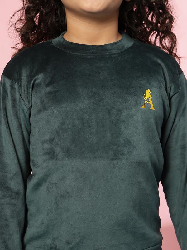 Albion By CnM GIRLS KIDS B.GREEN PULLOVER