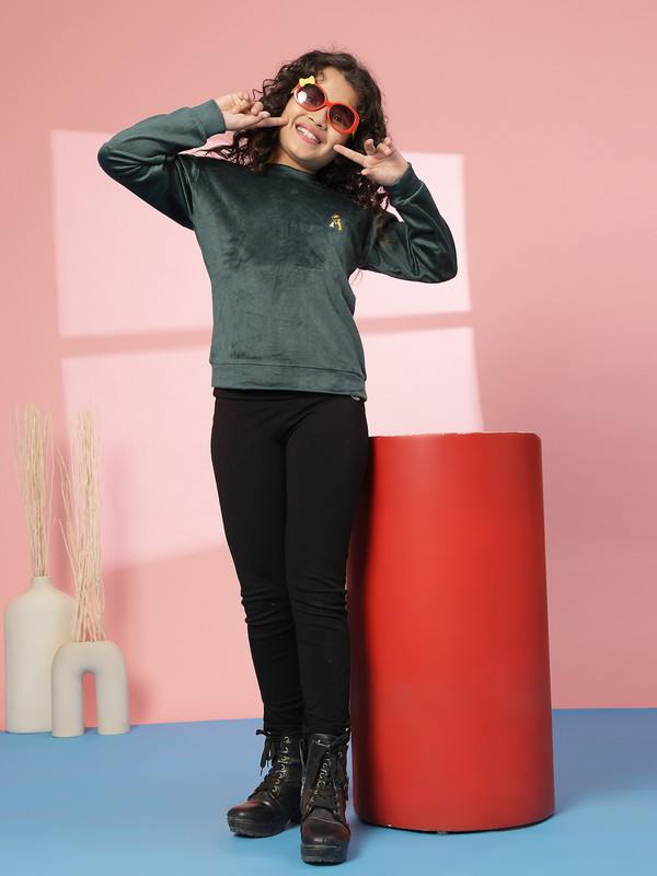 Albion By CnM GIRLS KIDS B.GREEN PULLOVER