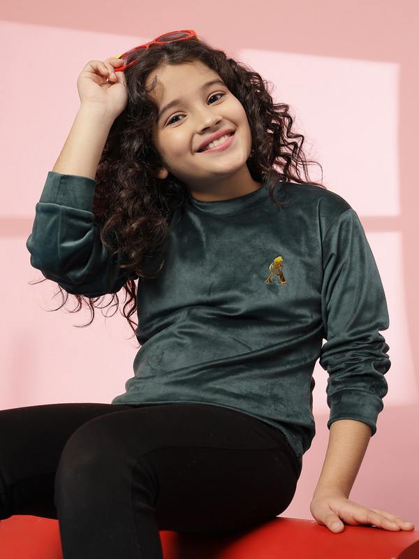 Albion By CnM GIRLS KIDS B.GREEN PULLOVER