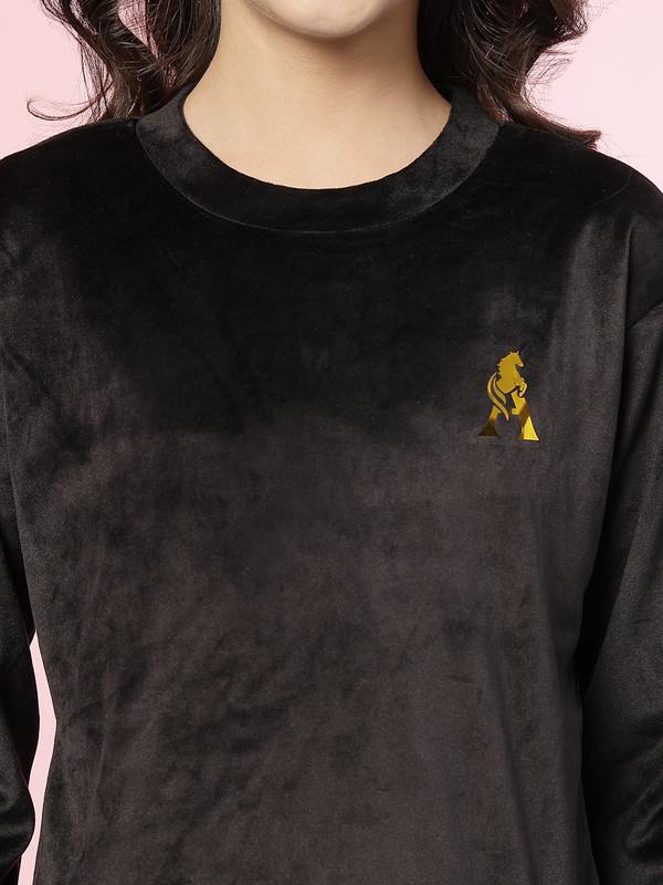 Albion By CnM GIRLS KIDS BLACK PULLOVER