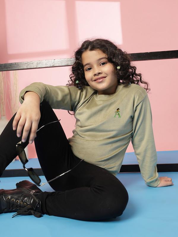Albion By CnM GIRLS KIDS PISTA (khakhi) PULLOVER