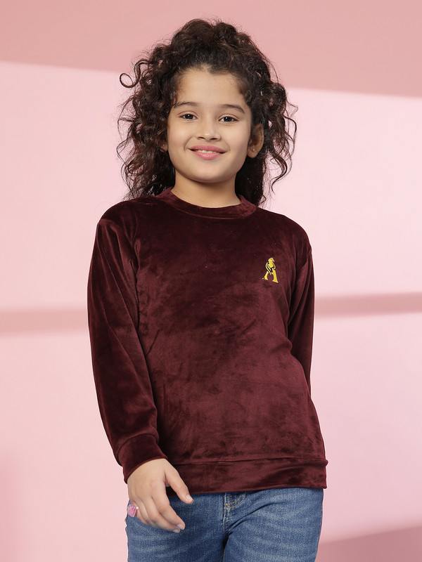 Albion By CnM GIRLS KIDS PURPLE (Wine) PULLOVER