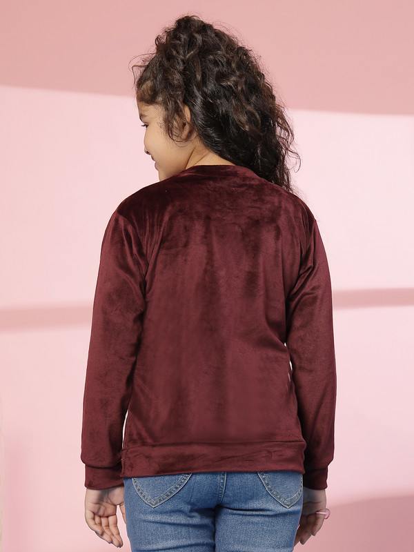 Albion By CnM GIRLS KIDS PURPLE (Wine) PULLOVER