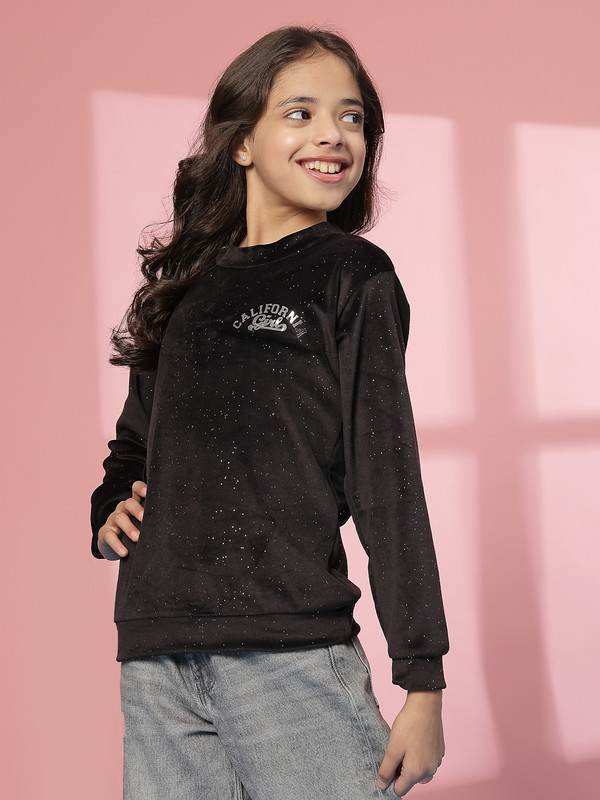 Albion By CnM GIRLS KIDS BLACK PULLOVER