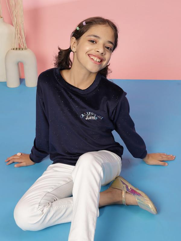 Albion By CnM GIRLS KIDS NAVY PULLOVER