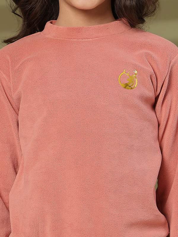 Albion By CnM GIRLS KIDS PEACH PULLOVER