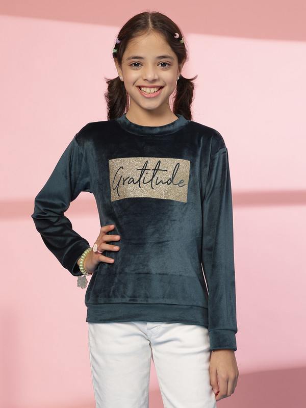 Albion By CnM GIRLS KIDS B.GREEN PULLOVER