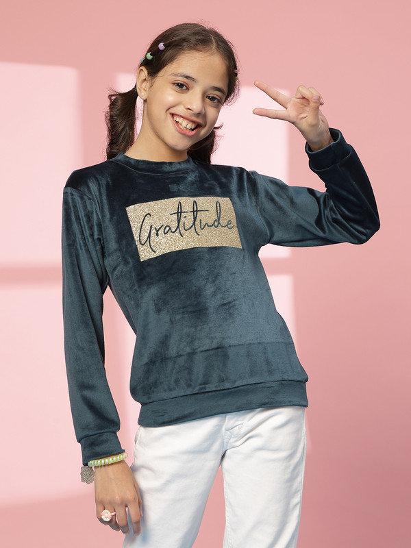 Albion By CnM GIRLS KIDS B.GREEN PULLOVER