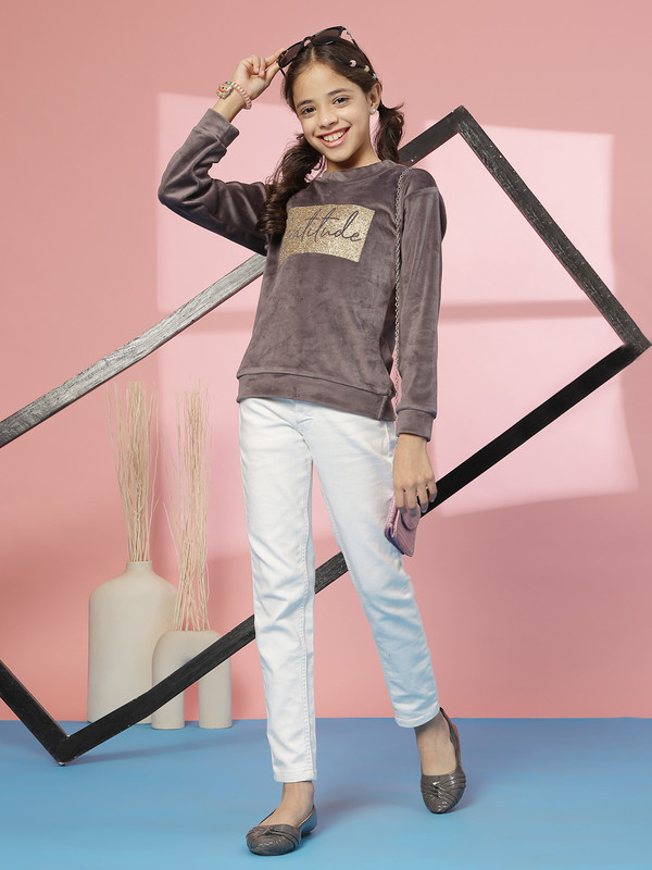 Albion By CnM GIRLS KIDS D.GREEN PULLOVER