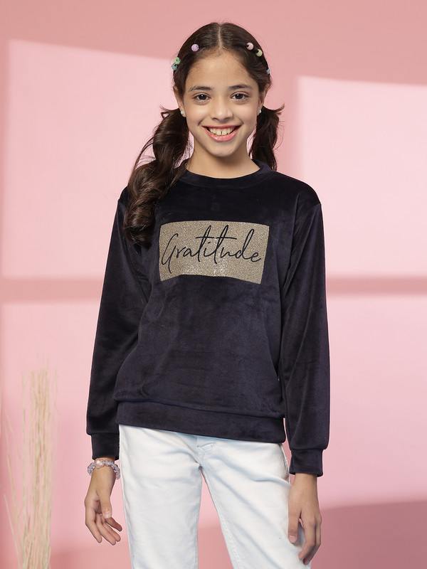 Albion By CnM GIRLS KIDS NAVY PULLOVER