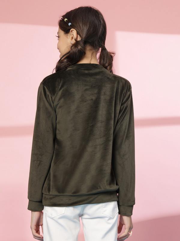 Albion By CnM GIRLS KIDS OLIVE PULLOVER