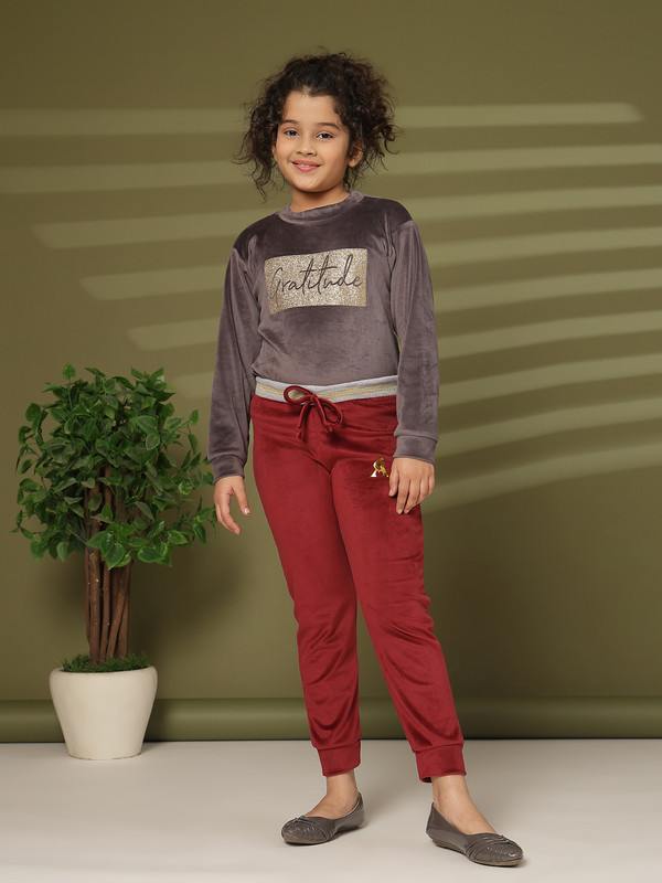 Albion By CnM GIRLS KIDS MAROON LOWERS