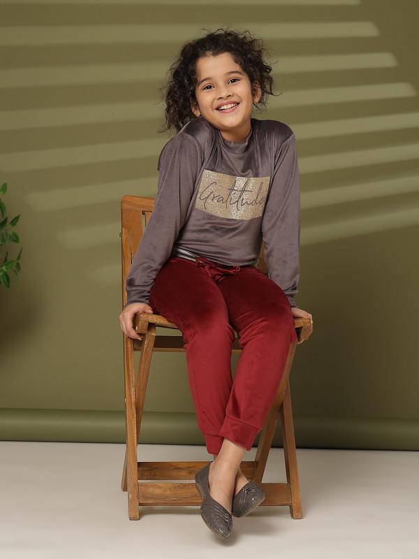 Albion By CnM GIRLS KIDS MAROON LOWERS