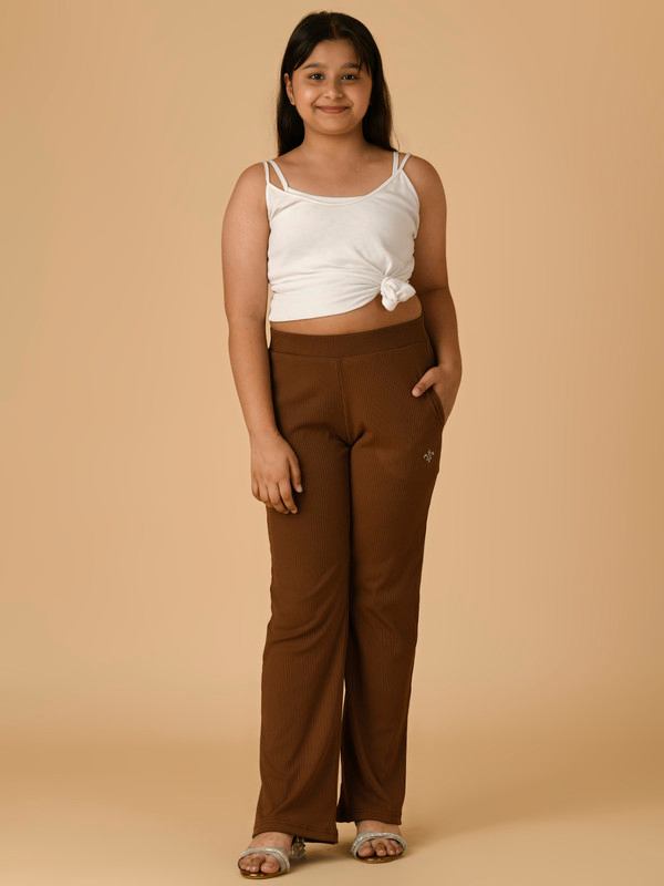 ALBION PREMIUM GIRLS BROWN LOWERS