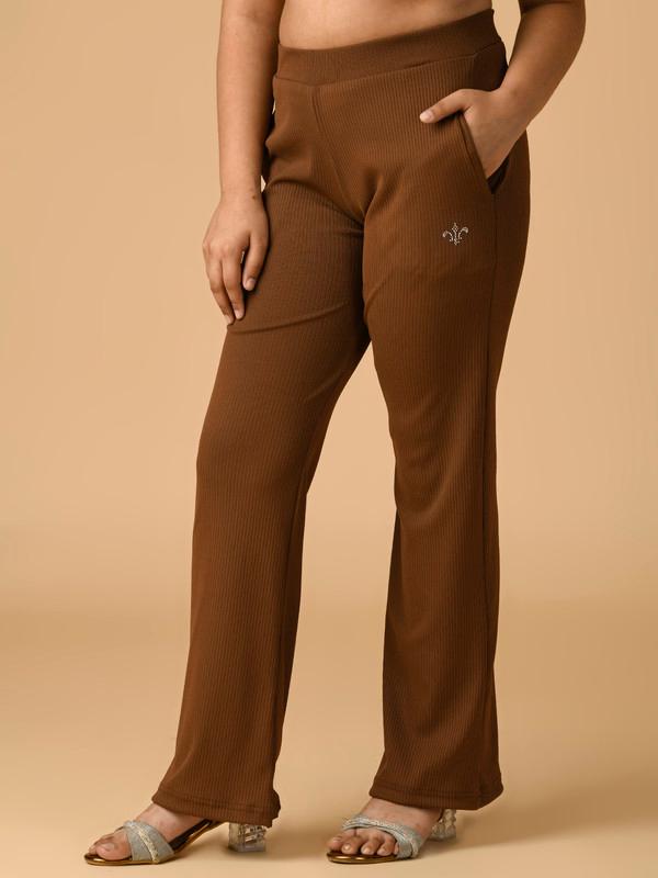 ALBION PREMIUM GIRLS BROWN LOWERS