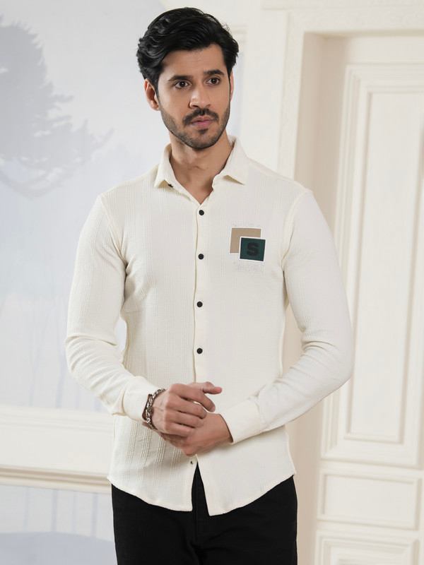 ALBION MENS NEW GARAGE 4 (CREAM) SHIRT