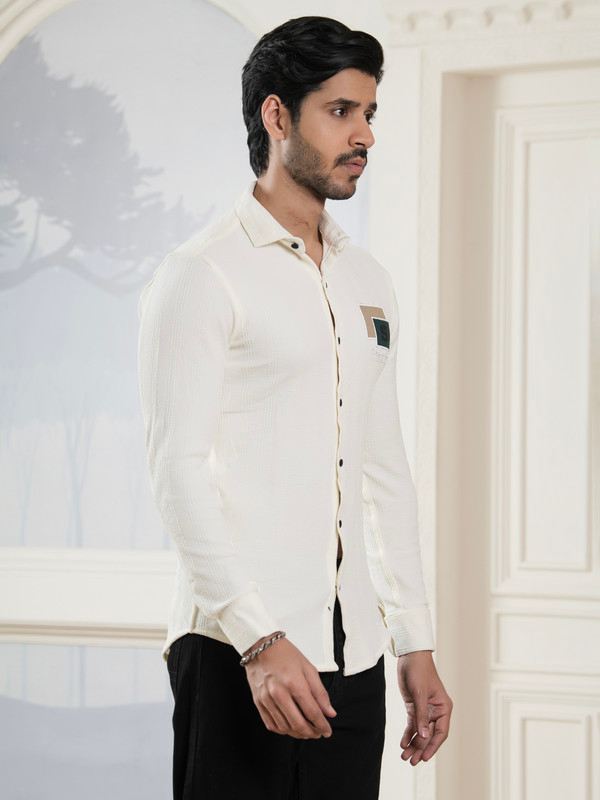ALBION MENS NEW GARAGE 4 (CREAM) SHIRT