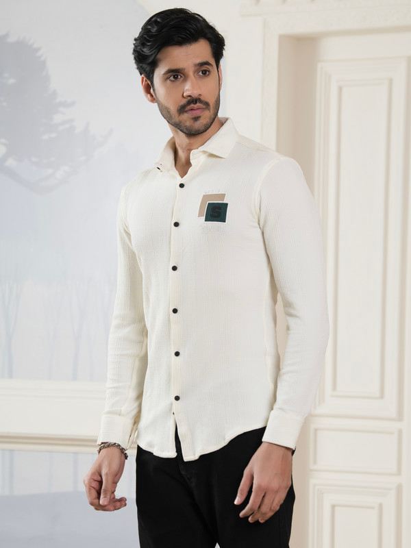 ALBION MENS NEW GARAGE 4 (CREAM) SHIRT