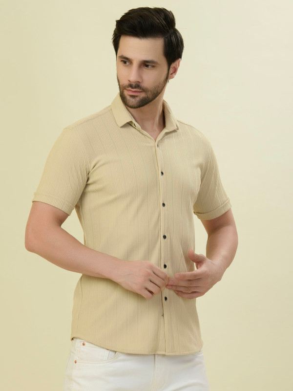 Albion Premium Mens 13 Cream Shirt Hs