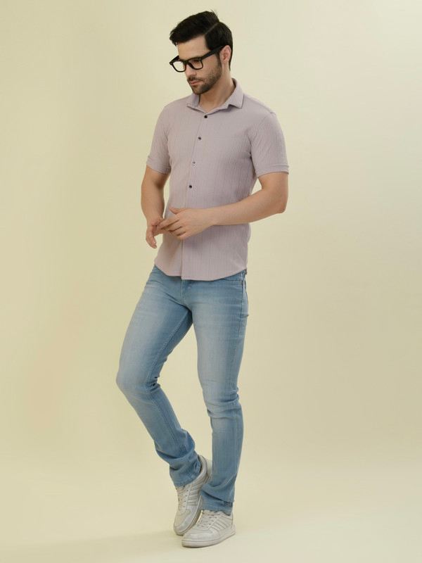 Albion Premium Mens 8 Mauve Shirt Hs