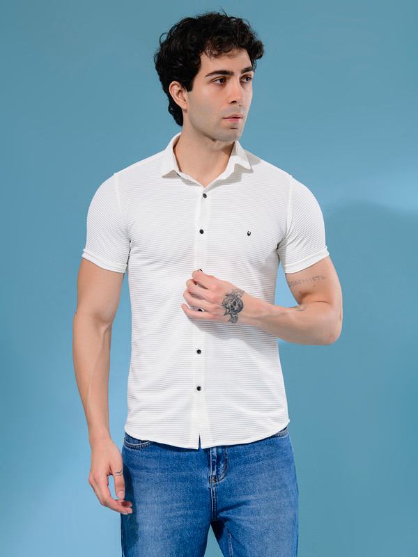 ALBION MENS NEW GARAGE 4 (WHITE) SHIRT