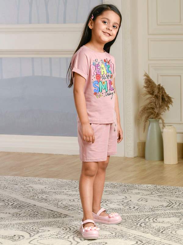 ALBION PREMIUM GIRLS SET MUSKAN ONION NIGHT SUIT