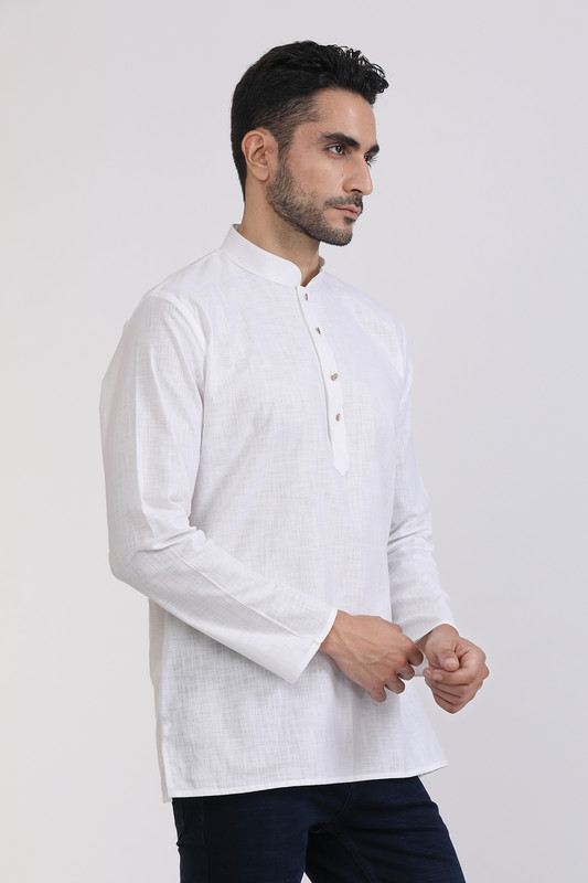 Albion Mens Primume White Casual Shirt