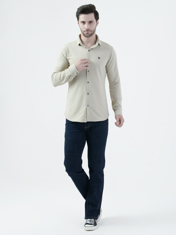 Albion Mens Fown Shirt Full Sleeve