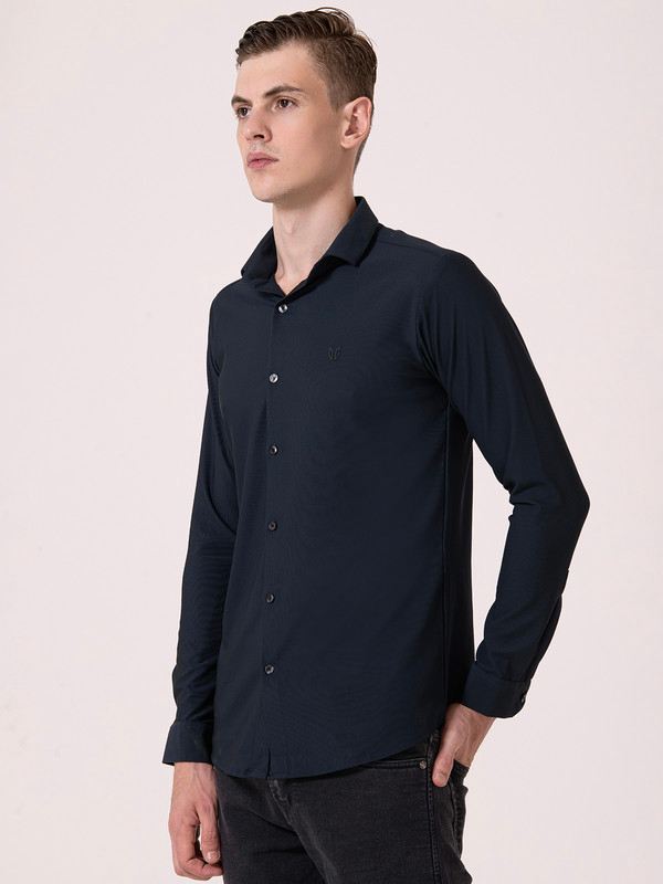 Albion Mens Navy Casual Shirt
