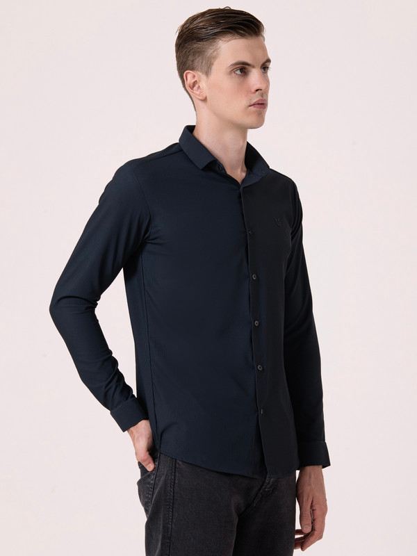 Albion Mens Navy Casual Shirt