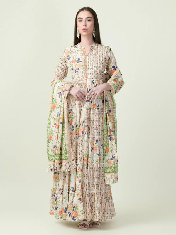 Albion Premium Ladies Pranav Ethnic Floral Kurti Set