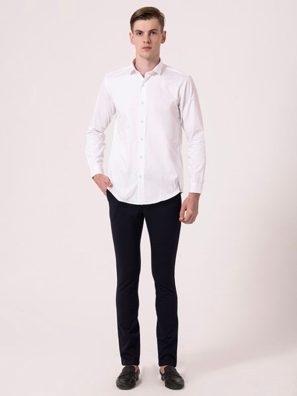 Albion Mens White Formal Shirt