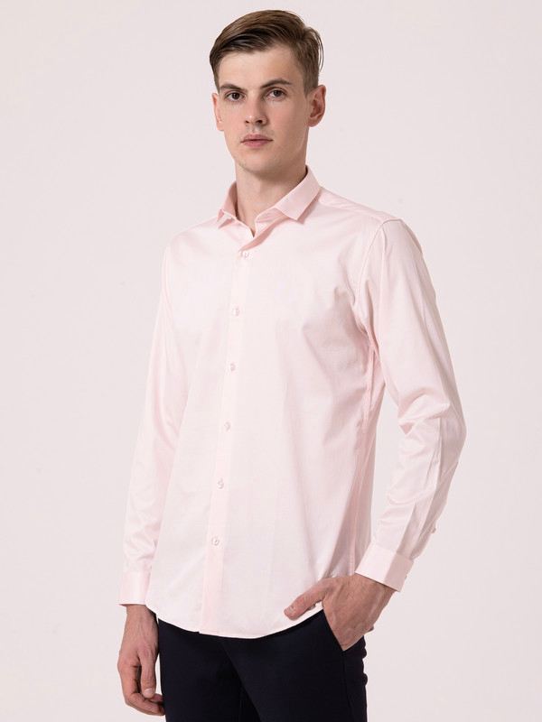 Albion Mens Light Pink Formal Shirt