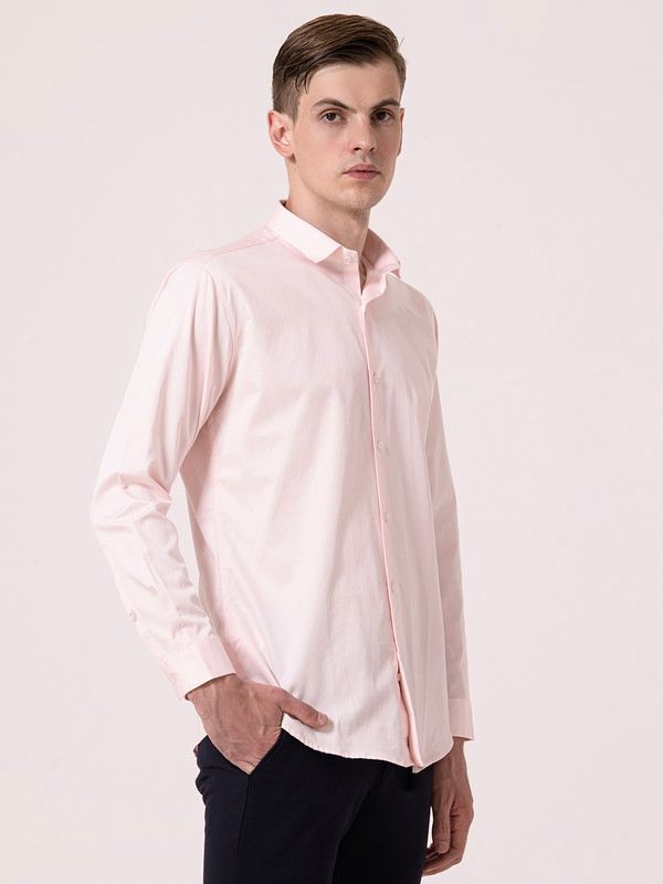 Albion Mens Light Pink Formal Shirt