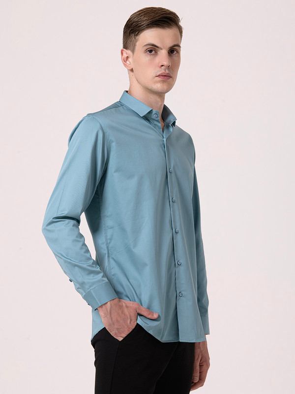 Albion Mens Sky Blue Formal Shirt