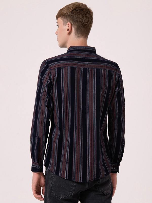 Albion Mens Orange Casual Shirt