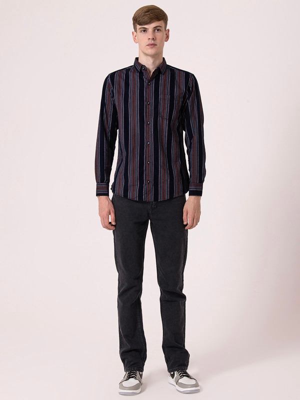 Albion Mens Orange Casual Shirt