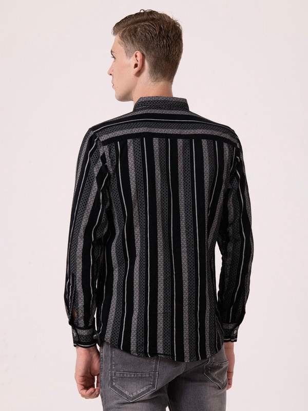 Albion Mens Black Casual Shirt