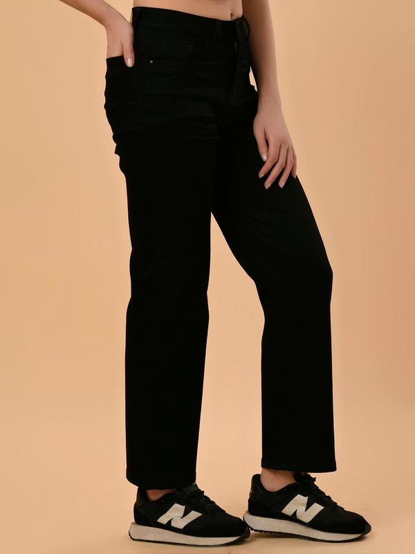 ALBION PREMIUIM LOTUS BLACK JEANS