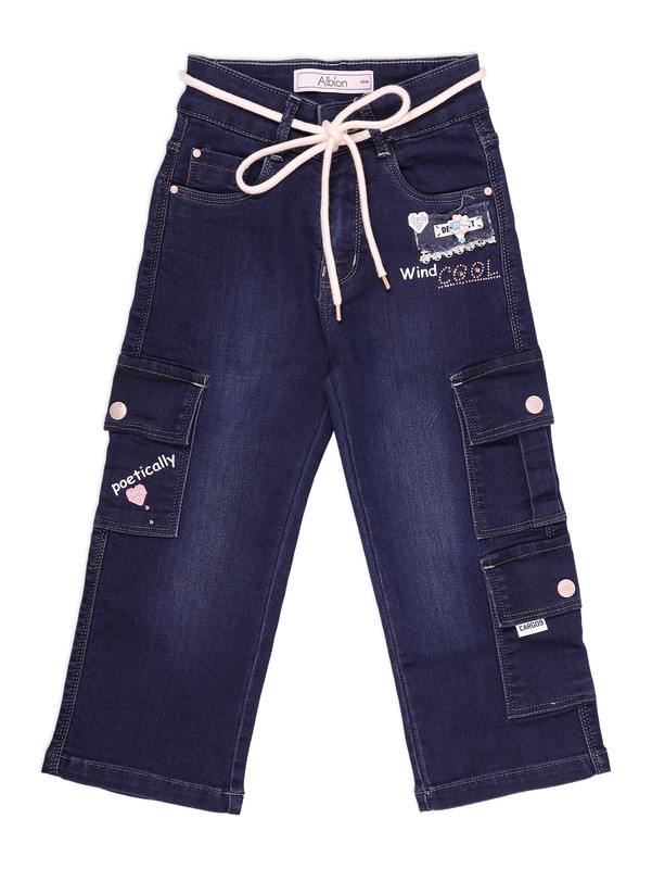 ALBION Kids Girls Dark Blue Jeans