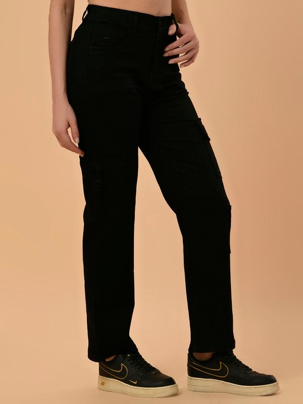 ALBION PREMIUIM LOTUS BLACK JEANS
